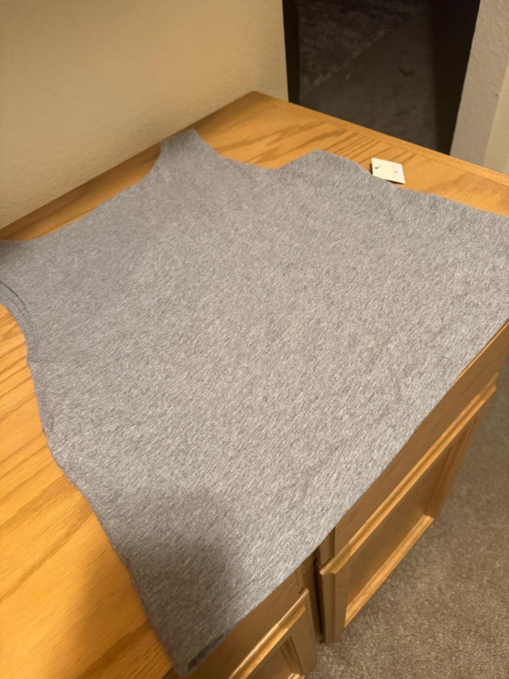 a new day Light Gray Sleeveless Knit Top